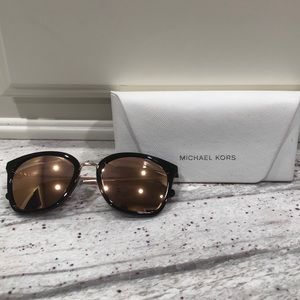Rose Gold Polarized Michael Kors sun glasses